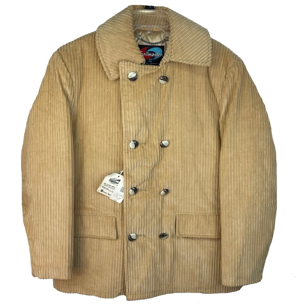 Rare NEW Vintage Trailmaster Winer Sport Coat Corduroy Blazer Jacket